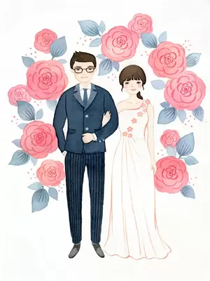 摔碎的婚纱照