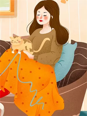 猫妈带孩子来家